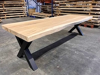 Suar boomstam tafel 280 cm. - afbeelding 1 van  4