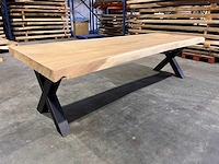 Suar boomstam tafel 280 cm. - afbeelding 1 van  4