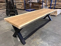 Suar boomstam tafel 300 cm. - afbeelding 3 van  4