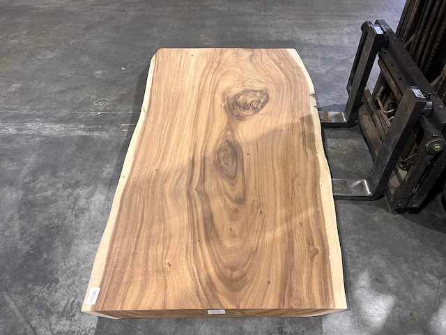 Suar boomstam tafelblad 180 cm. - afbeelding 1 van  3