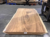 Suar boomstam tafelblad 180 cm. - afbeelding 2 van  3