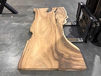 Suar boomstam tafelblad 212 cm. - afbeelding 2 van  3
