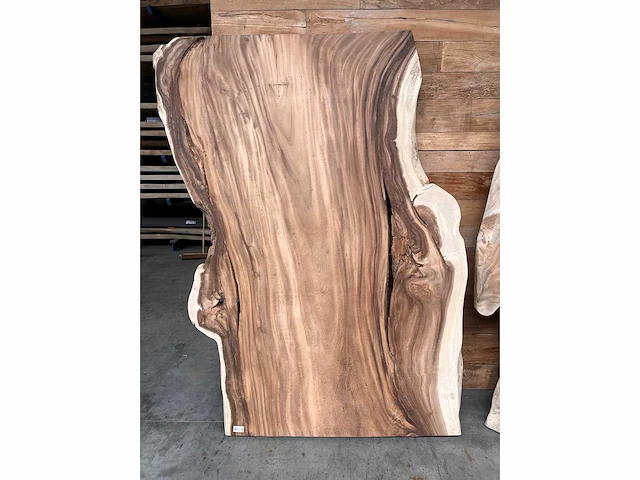 Suar boomstam tafelblad 220 cm - afbeelding 1 van  1
