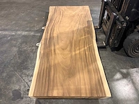 Suar boomstam tafelblad 240 cm. - afbeelding 1 van  3
