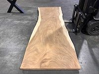 Suar boomstam tafelblad 260 cm. - afbeelding 3 van  3