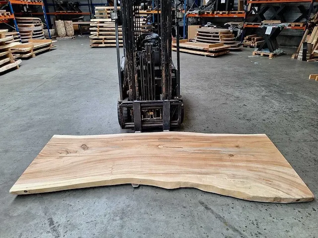 Suar boomstam tafelblad 300 cm - afbeelding 1 van  3