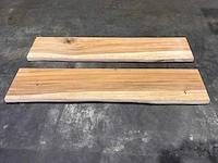 Suar boomstam wandplank (2x) - afbeelding 1 van  3