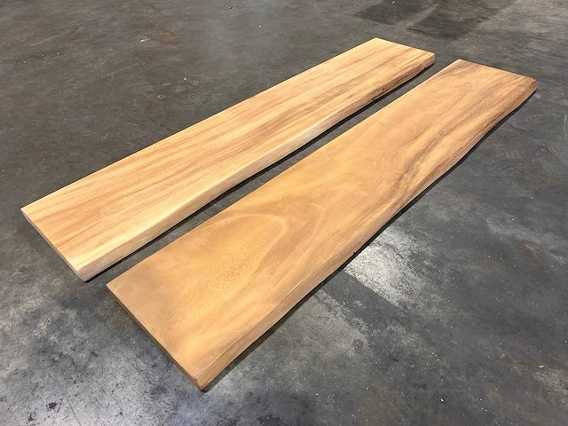 Suar boomstam wandplank (2x) - afbeelding 3 van  3