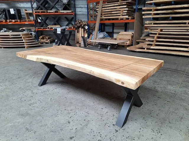 Suar boomstamtafel 260 cm. - afbeelding 1 van  5