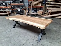 Suar boomstamtafel 260 cm.