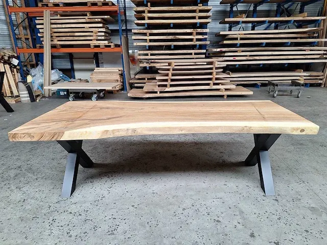 Suar boomstamtafel 260 cm. - afbeelding 2 van  5