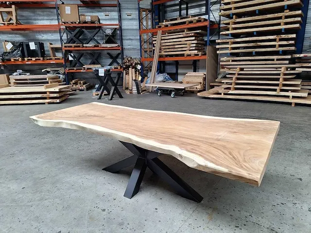 Suar boomstamtafel 260 cm. - afbeelding 2 van  5
