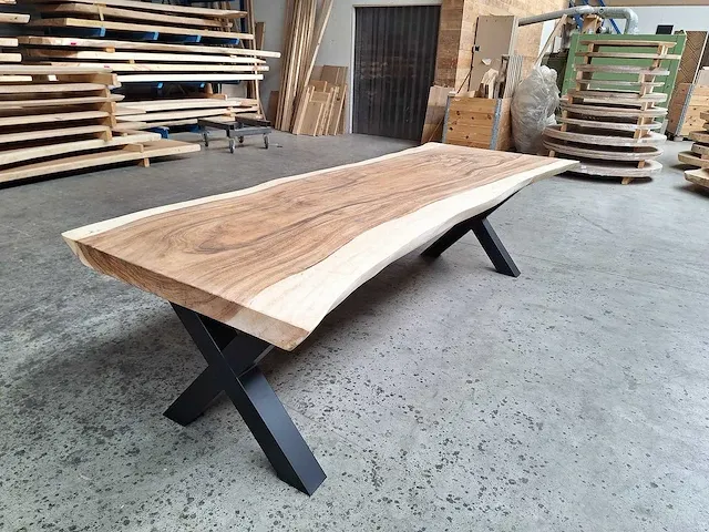 Suar boomstamtafel 280 cm. - afbeelding 4 van  5
