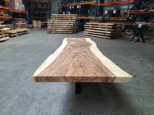 Suar boomstamtafel 280 cm. - afbeelding 1 van  5