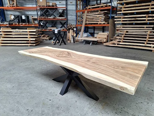Suar boomstamtafel 280 cm. - afbeelding 2 van  5