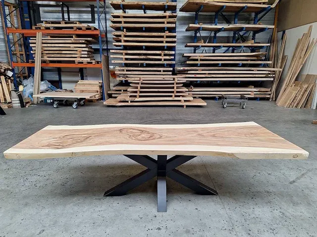 Suar boomstamtafel 280 cm. - afbeelding 3 van  5