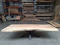 Suar boomstamtafel 300 cm. - afbeelding 1 van  5