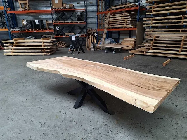 Suar boomstamtafel 300 cm. - afbeelding 2 van  5