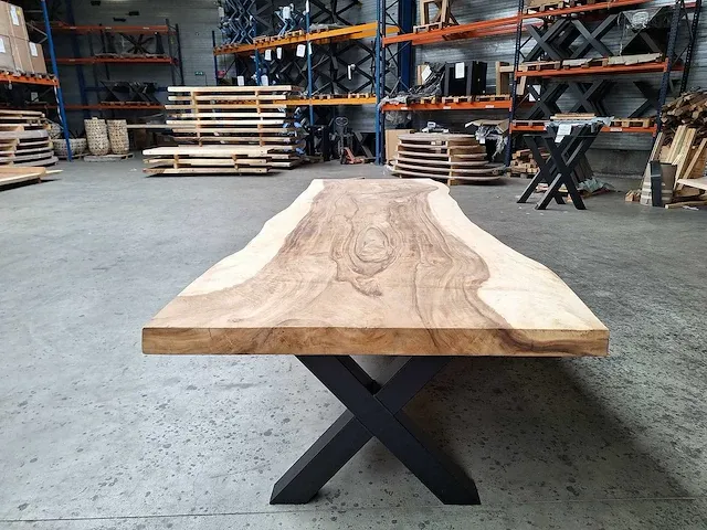 Suar boomstamtafel 300 cm. - afbeelding 4 van  5