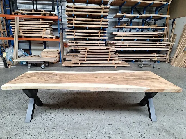 Suar boomstamtafel 300 cm. - afbeelding 2 van  5