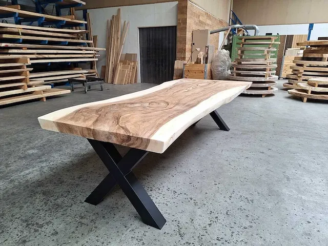 Suar boomstamtafel 300 cm. - afbeelding 3 van  5