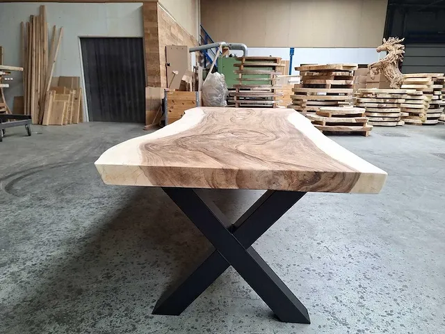Suar boomstamtafel 300 cm. - afbeelding 5 van  5