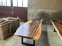 Suar eetkamertafel 270cmx100x5.5cm - afbeelding 2 van  4