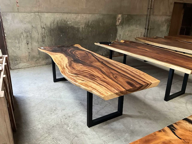 Suar eetkamertafel 270cmx100x5.5cm - afbeelding 3 van  4