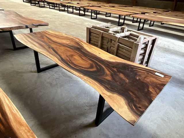 Suar eetkamertafel 270cmx100x5.5cm - afbeelding 4 van  4