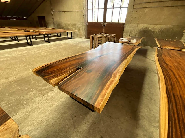 Suar eetkamertafel 300cmx120x9cm - afbeelding 3 van  4