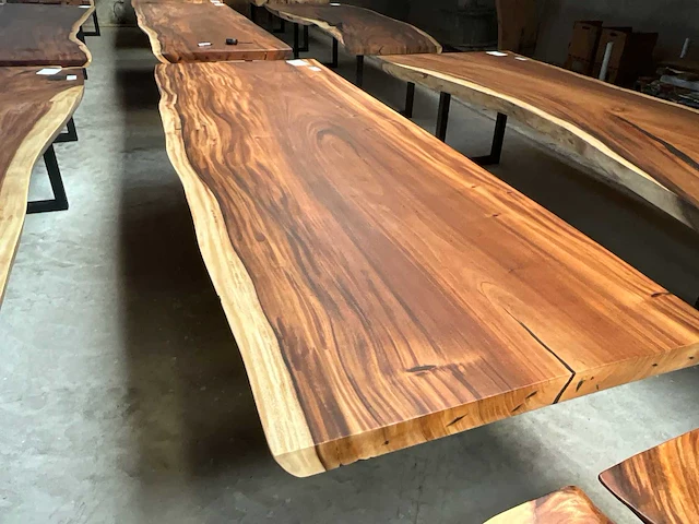 Suar eetkamertafel 330x110cmx7.5cm - afbeelding 2 van  3