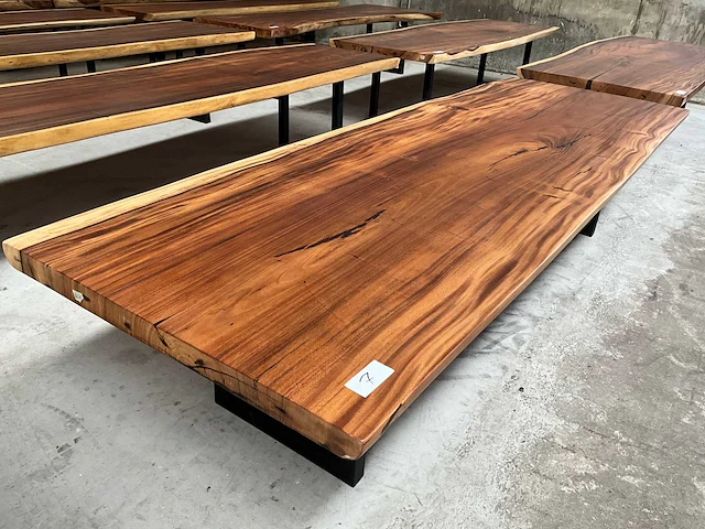 Suar eetkamertafel 335cmx110x6.5cm - afbeelding 1 van  5