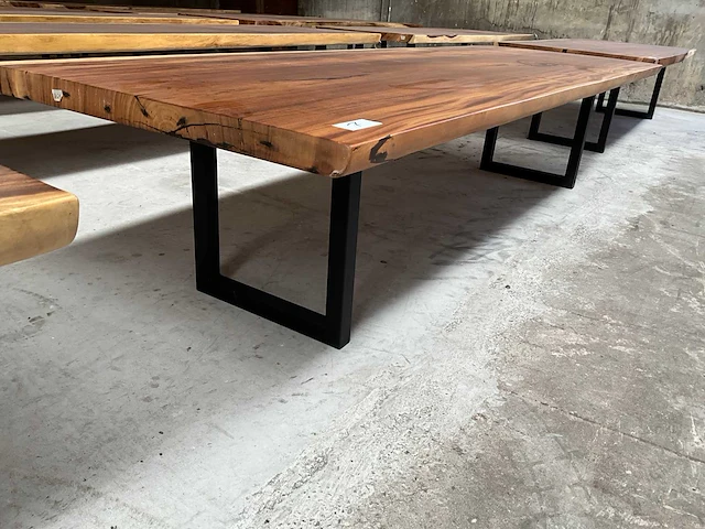 Suar eetkamertafel 335cmx110x6.5cm - afbeelding 4 van  5