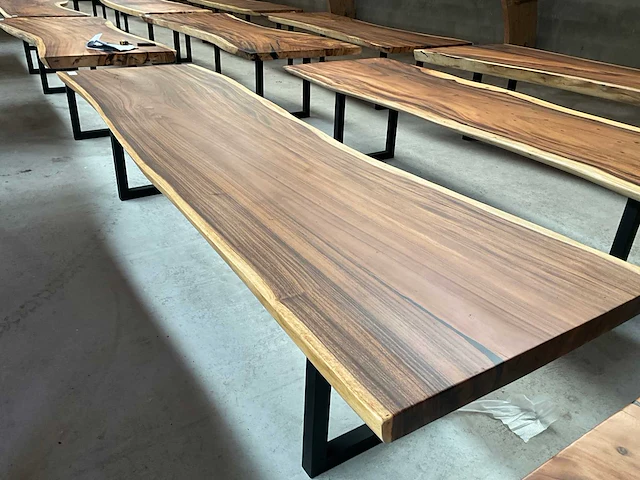 Suar eetkamertafel 340cmx100x7.5cm - afbeelding 3 van  4