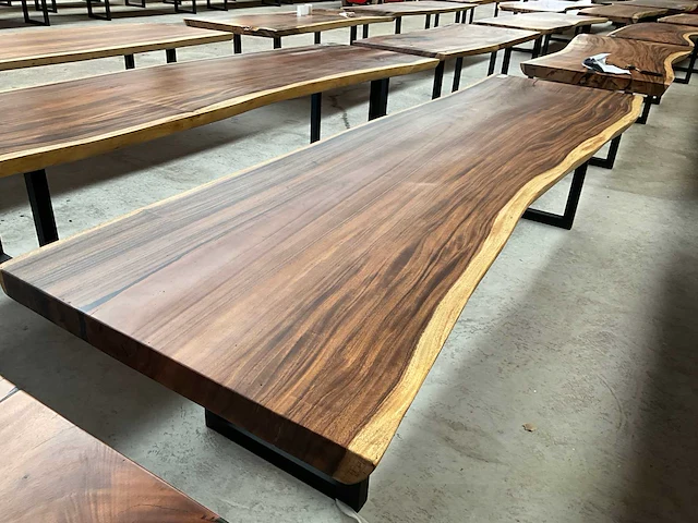 Suar eetkamertafel 340cmx100x7.5cm - afbeelding 4 van  4