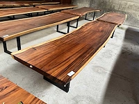 Suar eetkamertafel 360cmx100x7.5cm