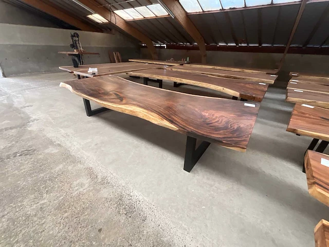 Suar eetkamertafel 400x135x19cm xxl - afbeelding 5 van  5