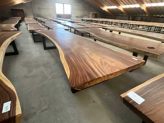 Suar eetkamertafel 410x130x10cm - afbeelding 3 van  3