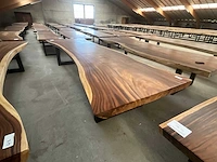 Suar eetkamertafel 410x130x10cm - afbeelding 3 van  3