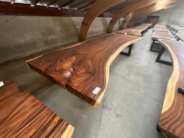 Suar eetkamertafel 410x130x10cm - afbeelding 1 van  3