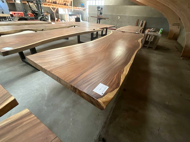 Suar eetkamertafel 410x130x10cm - afbeelding 2 van  3
