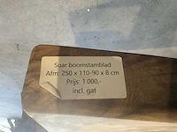 Suar houten boomstamblad tafel - afbeelding 6 van  6