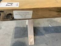 Suar houten boomstamblad tafel - afbeelding 7 van  7