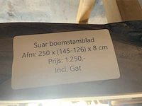 Suar houten boomstamblad tafel - afbeelding 6 van  6