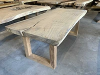 Suar houten boomstamblad tafel - afbeelding 1 van  5