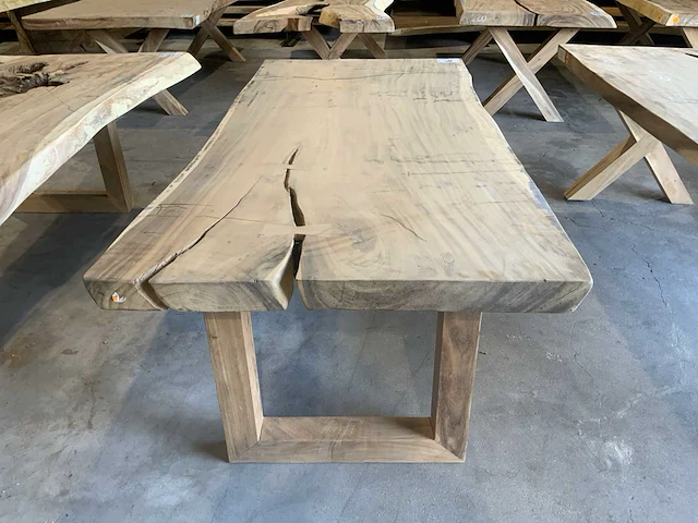 Suar houten boomstamblad tafel - afbeelding 2 van  5
