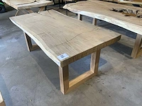 Suar houten boomstamblad tafel - afbeelding 3 van  5