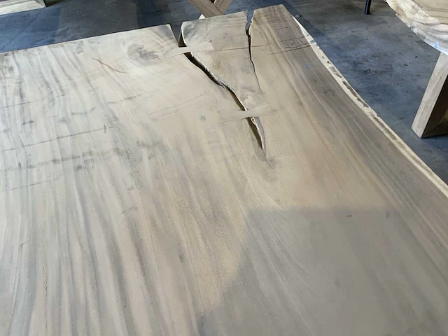 Suar houten boomstamblad tafel - afbeelding 5 van  5