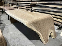 Suar houten boomstamblad tafel - afbeelding 5 van  6