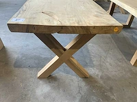 Suar houten boomstamblad tafel - afbeelding 4 van  6